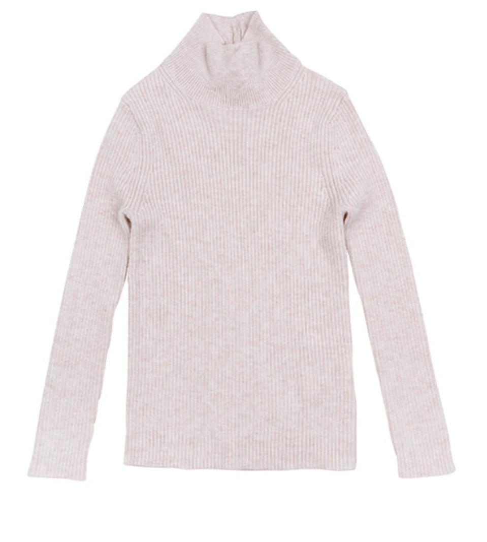 Dean ivory basic turtleneck FW25