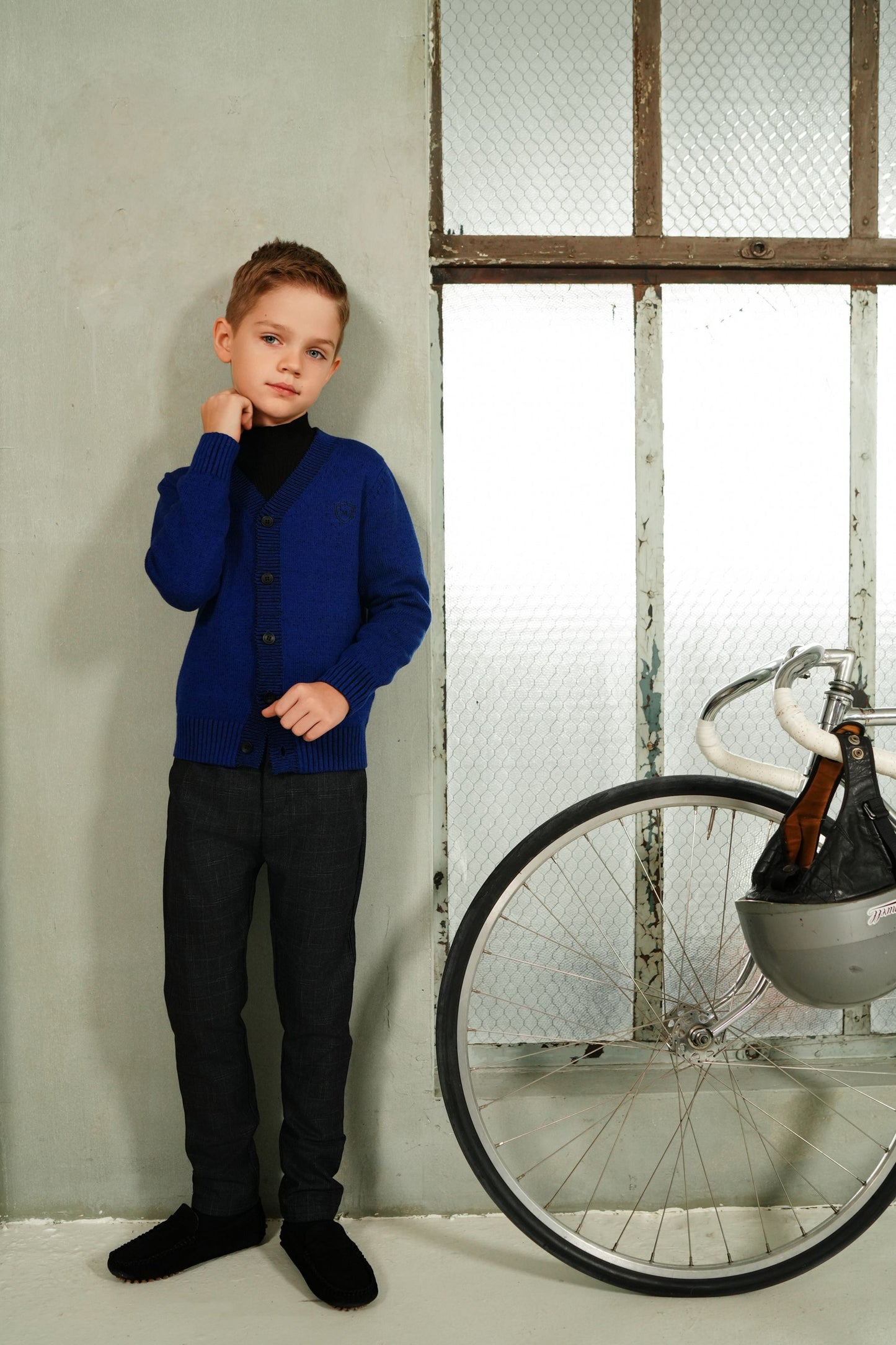 Eric blue Cardigan FW24
