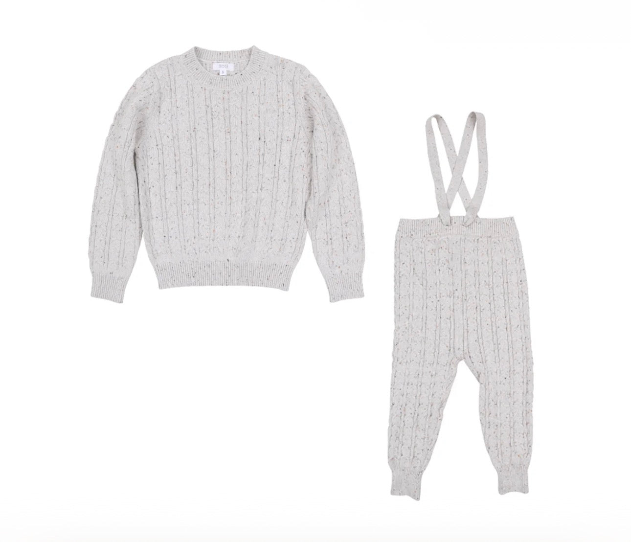 Nico Dove Grey Speckled Baby Set