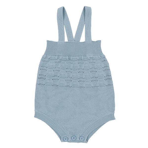 Sky Blue Jerry Romper SS26