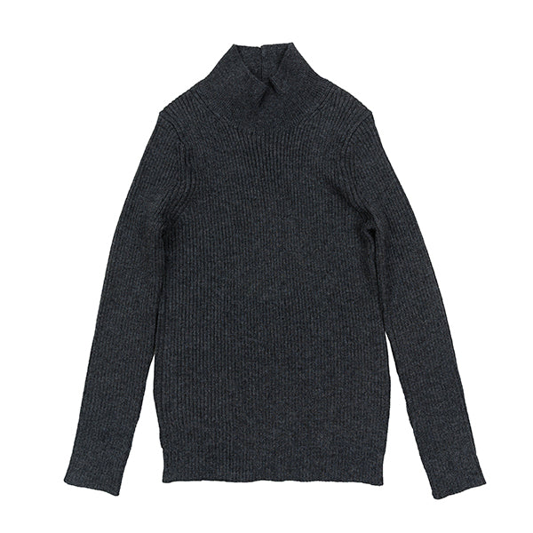 Dean charcoal basic turtleneck FW25