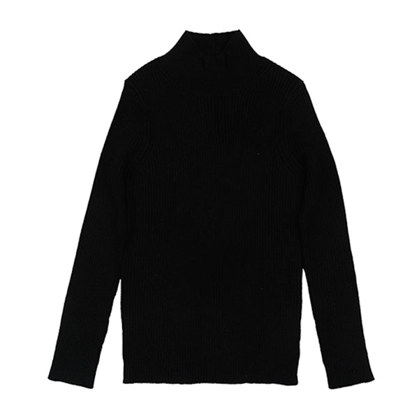Dean black basic turtleneck FW25