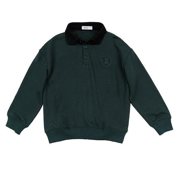Leo forest polo sweatshirt FW25