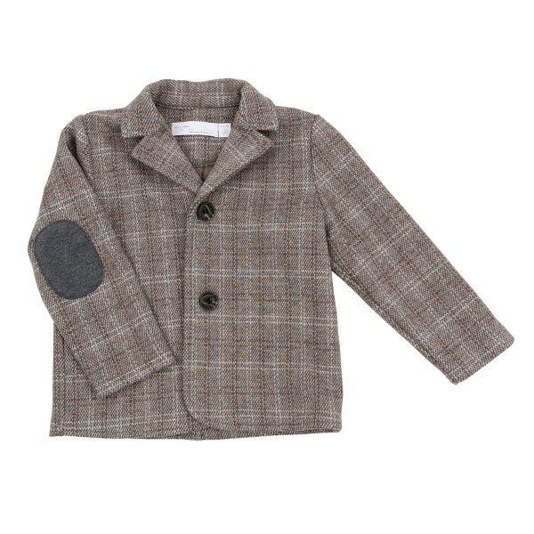 Jace mocha plaid blazer FW25