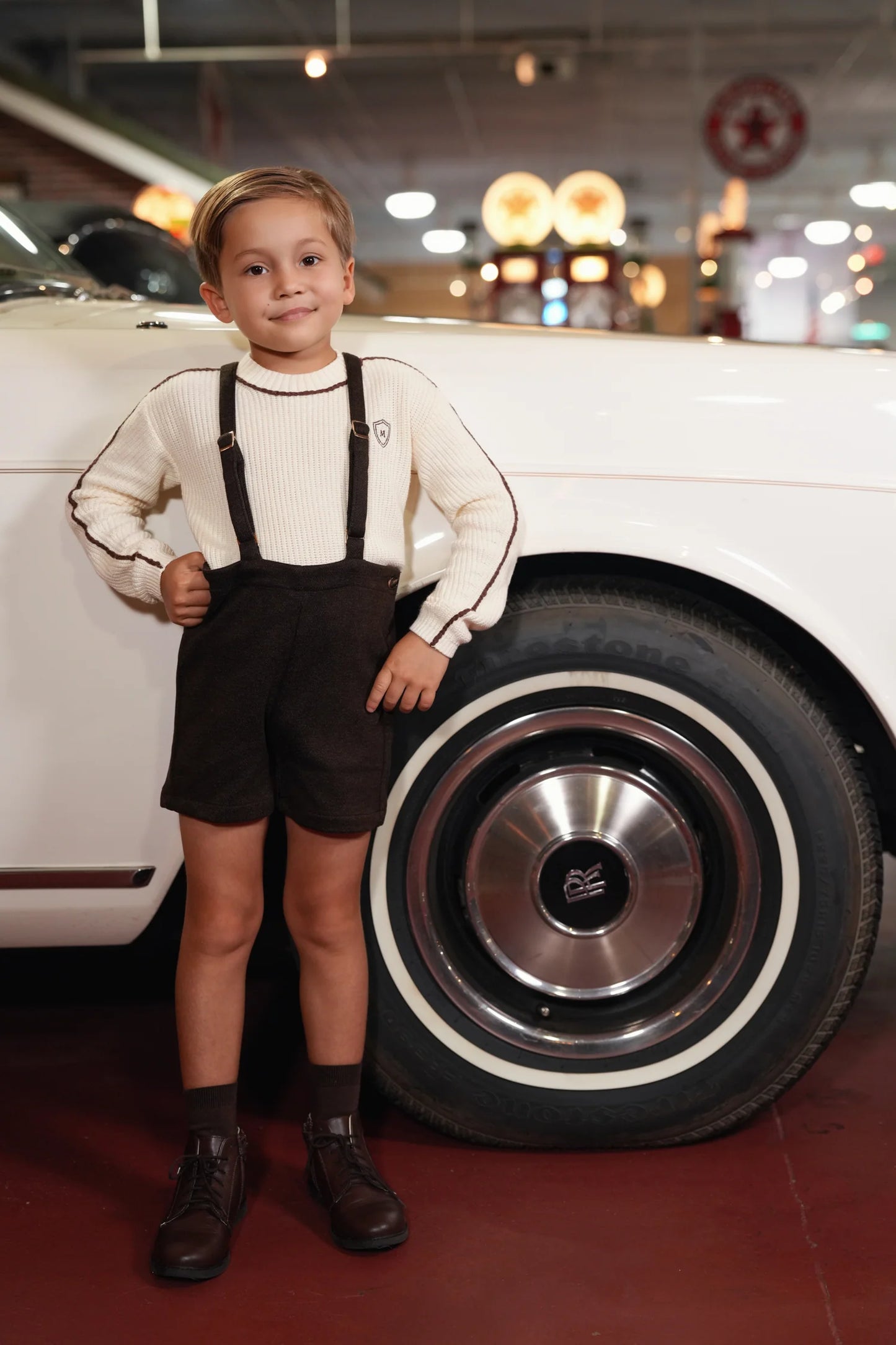 Beck cocoa overalls FW26