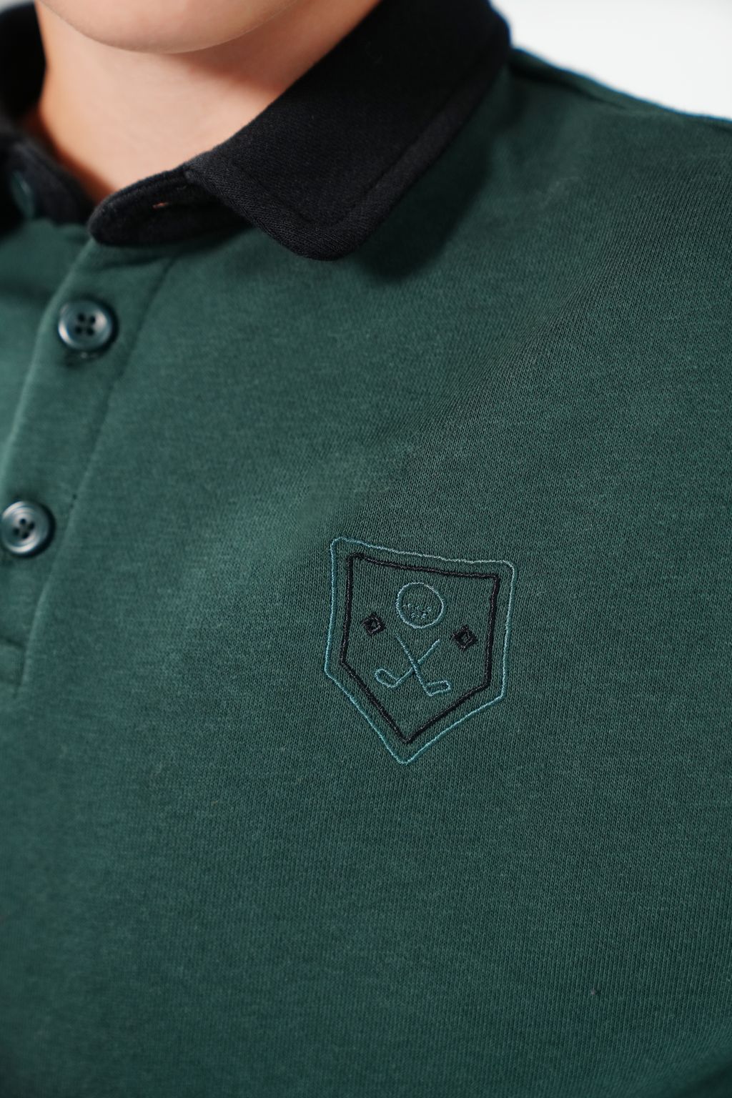 Leo forest polo sweatshirt FW25