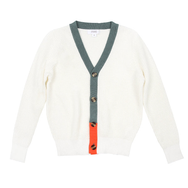 Jack pale pine/white cardigan