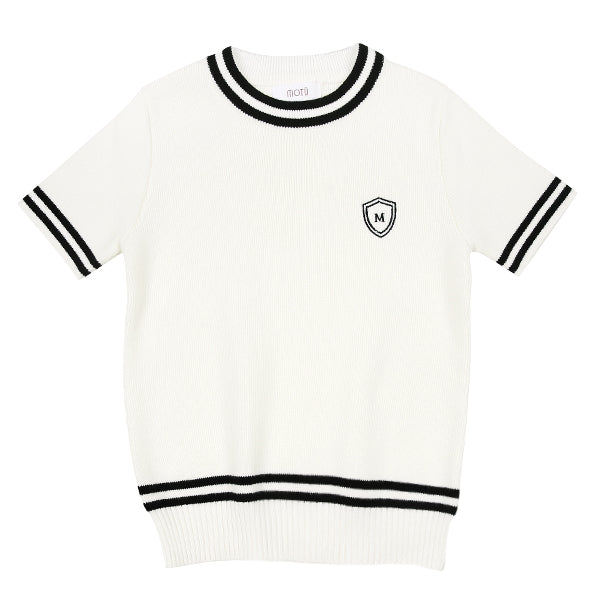 Finn white/black sweater