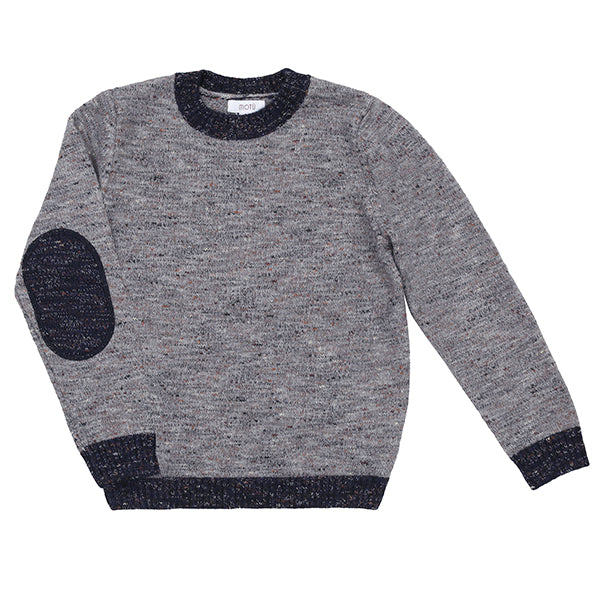 Elbow Patch Midnight Sweater
