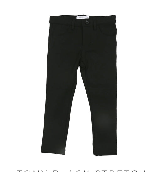 Tony black stretch pants FW24