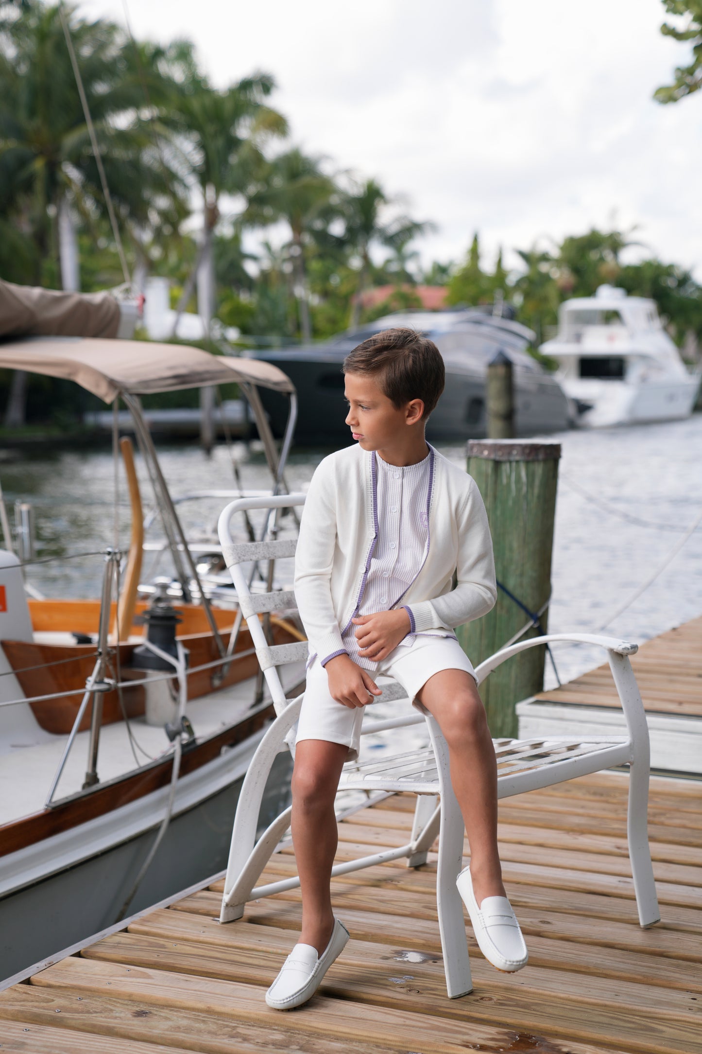 Caden Lavender Stripe Shirt SS26