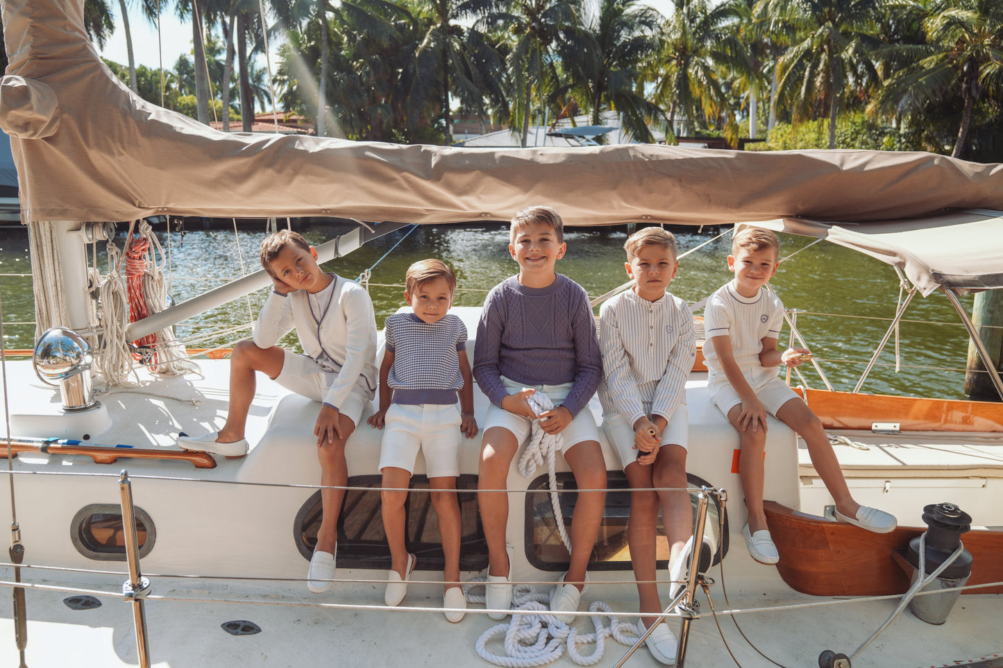 Saul Lavender Short Sleeve Sweater SS26