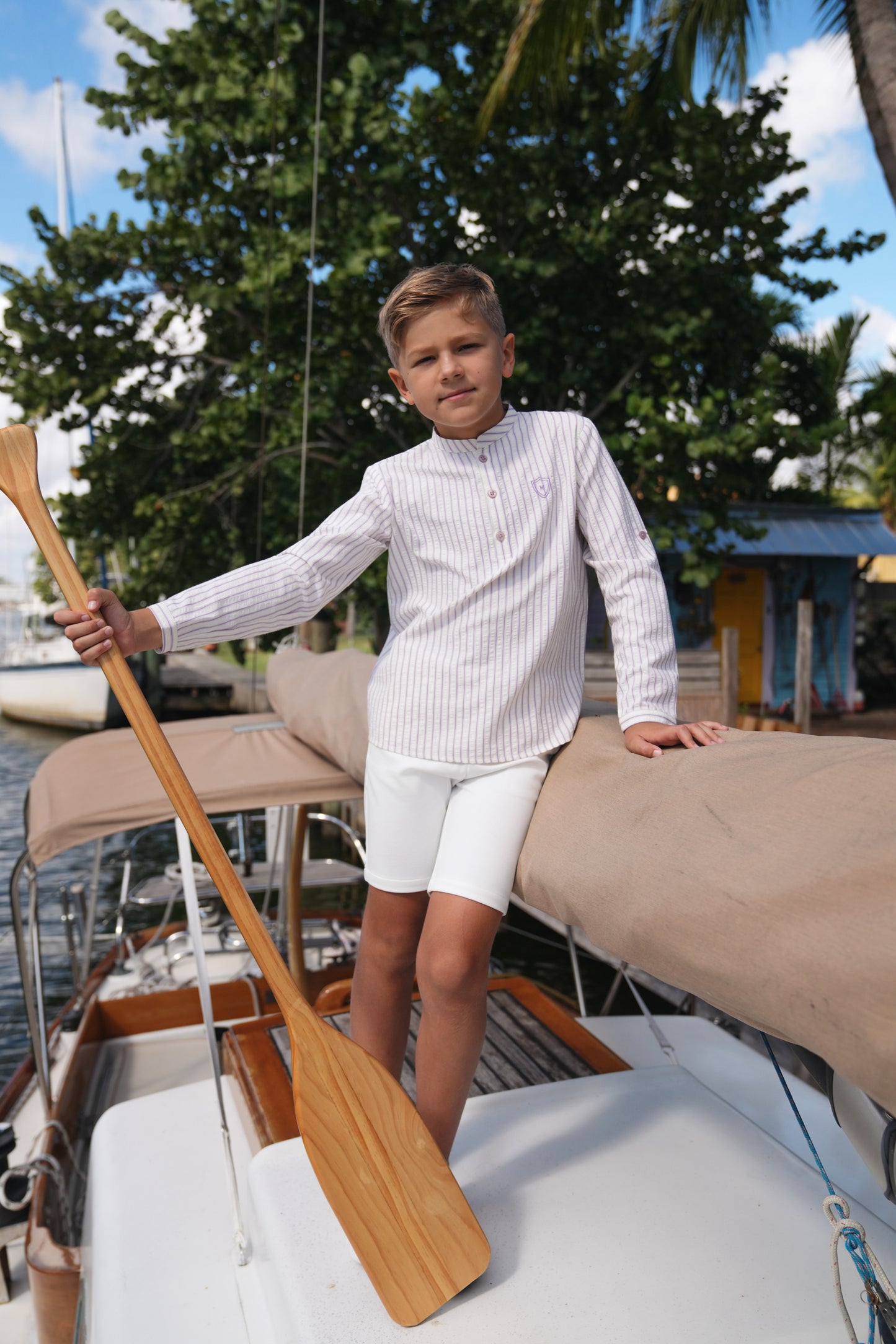 Levi Lavender Stripe Shirt SS26