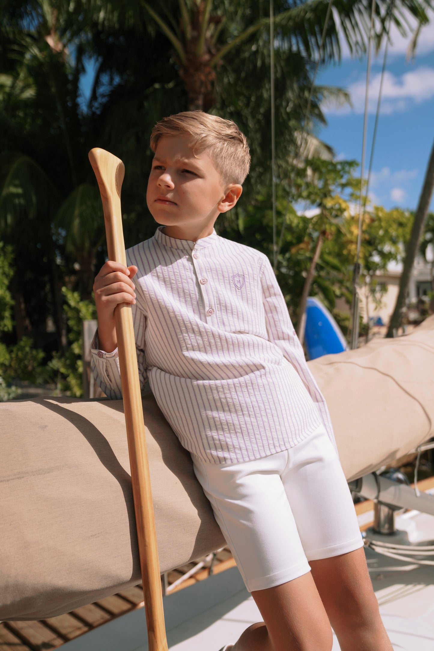 Levi Lavender Stripe Shirt SS26