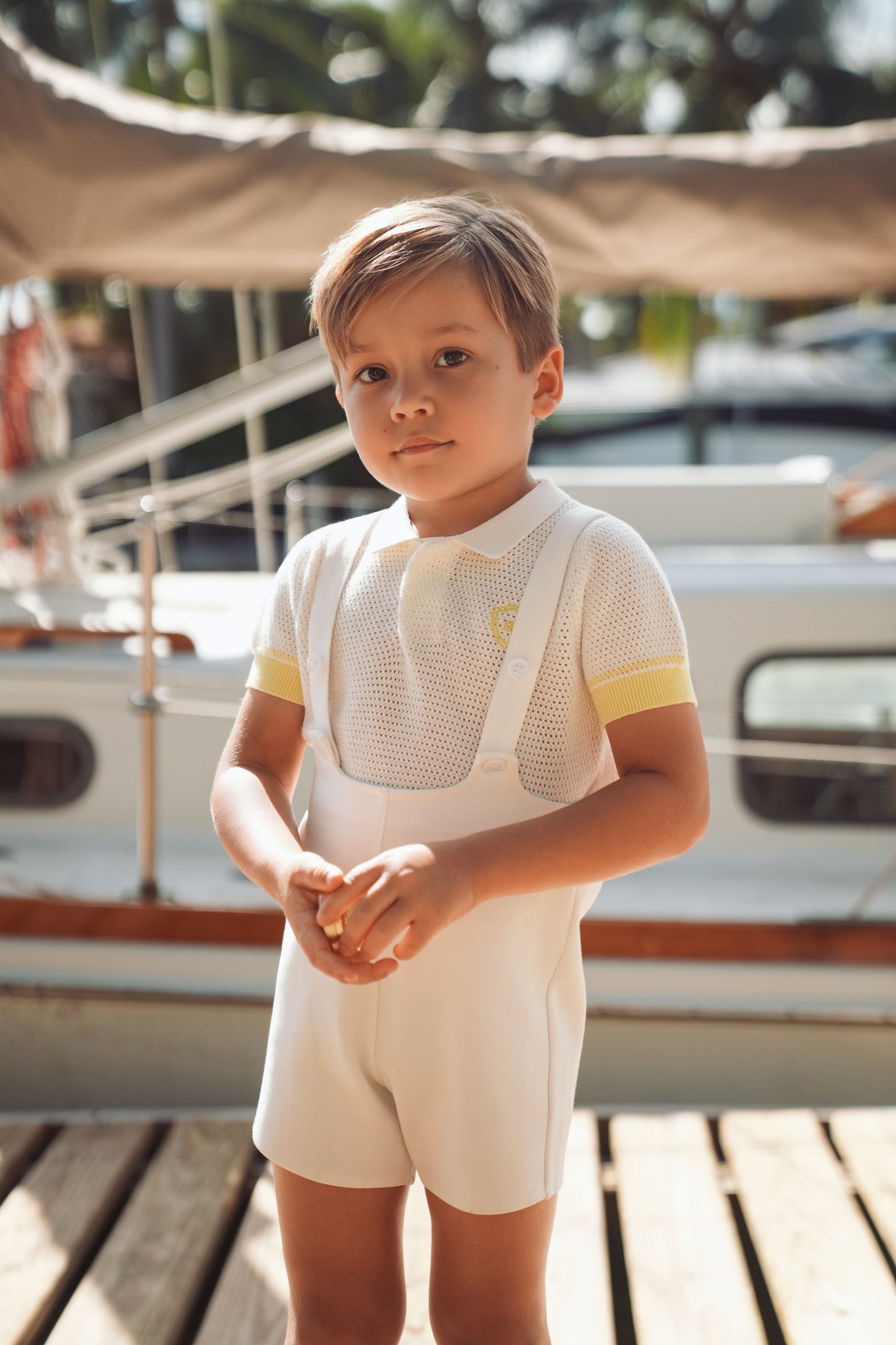 Roy Yellow Collar Polo SS26