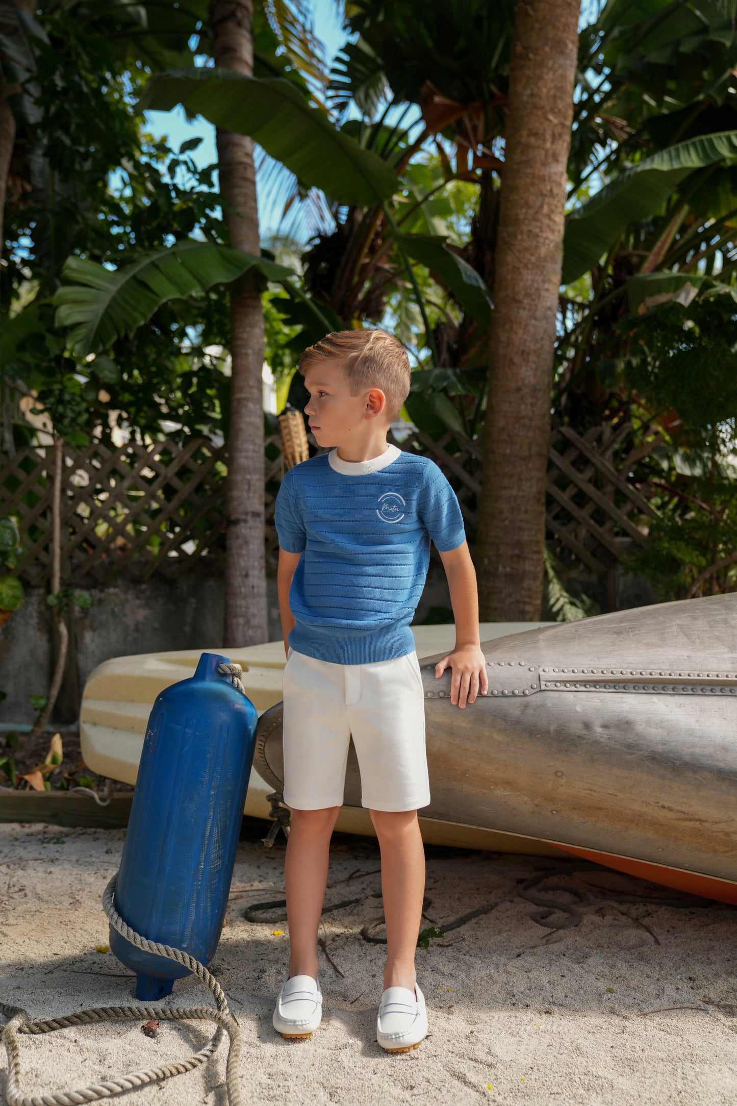 Zeke Blue Emblem Sweater SS26