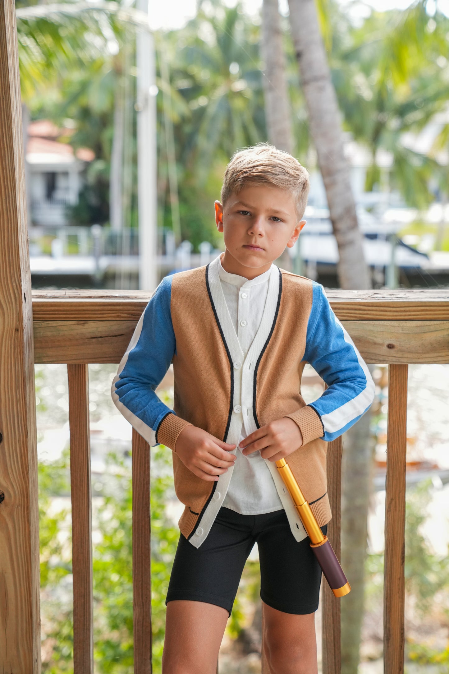 Joel Colorblock Cardigan SS26