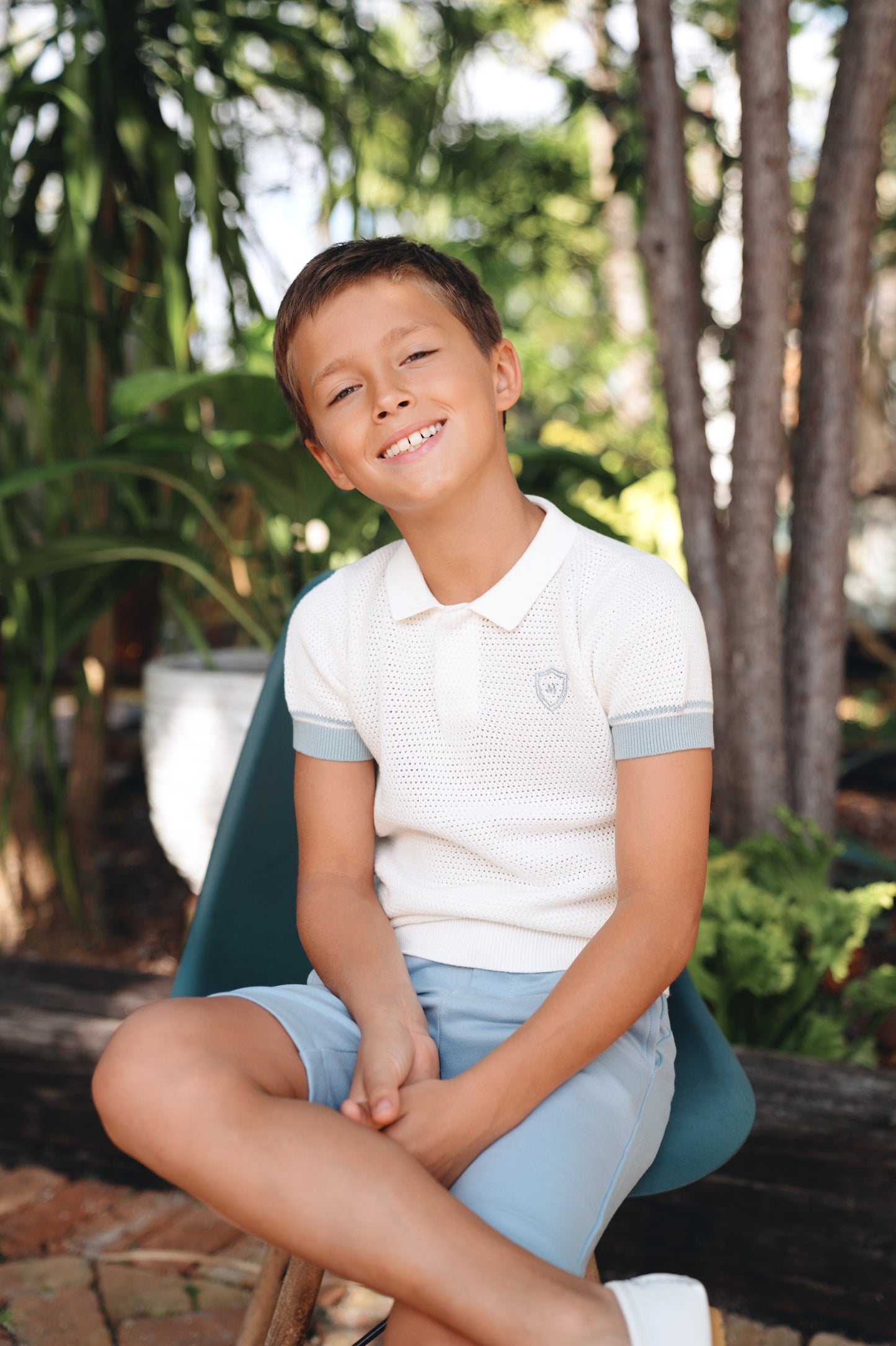 Roy Sky Blue Collar Polo SS26