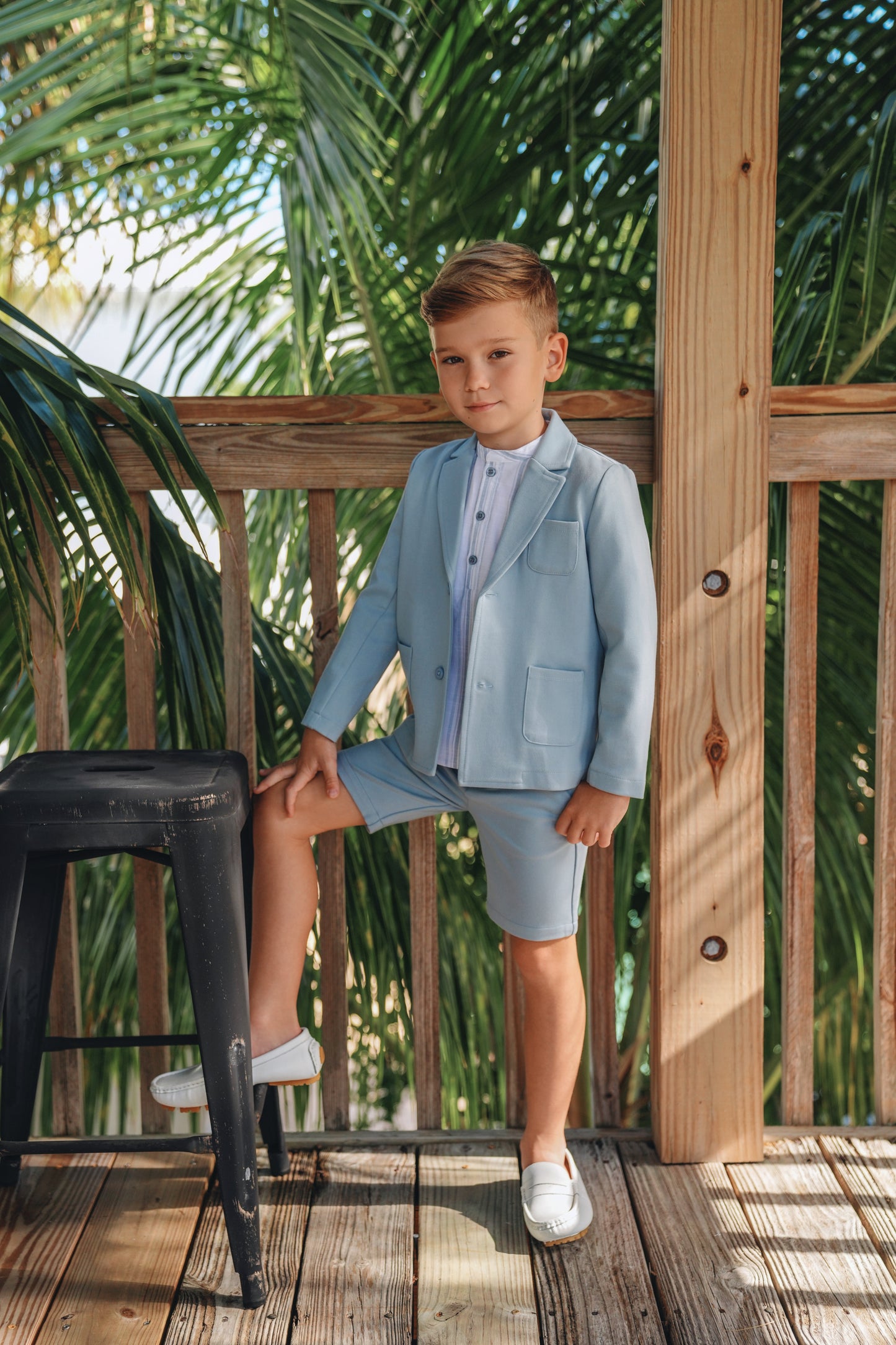 Ty Sky Blue Blazer SS26