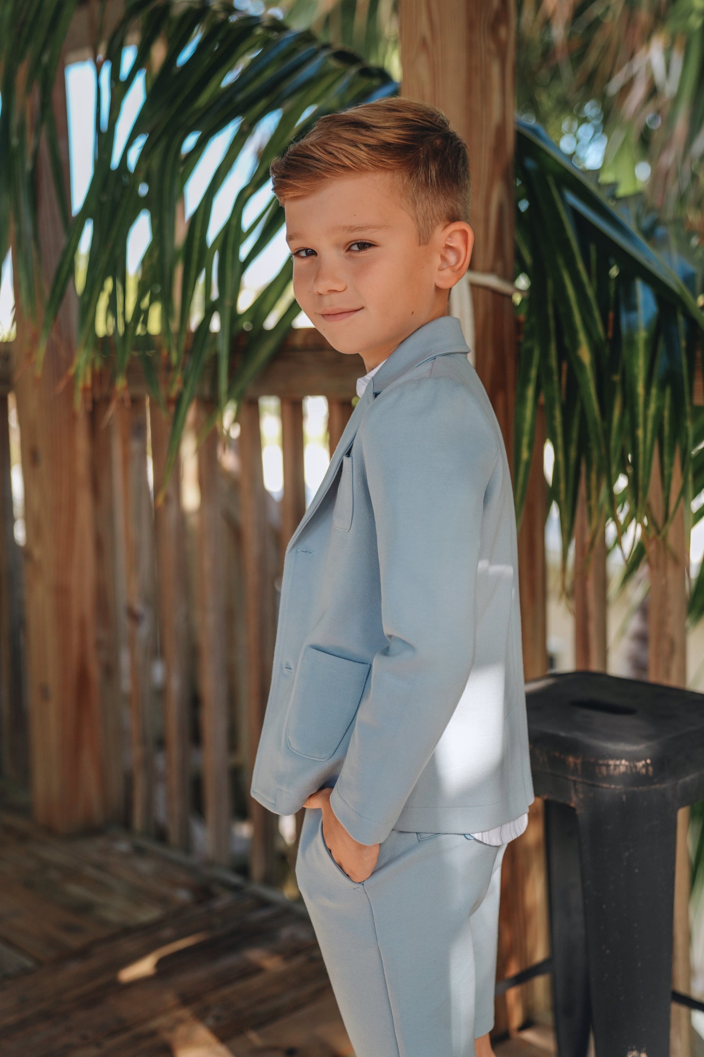 Ty Sky Blue Blazer SS26