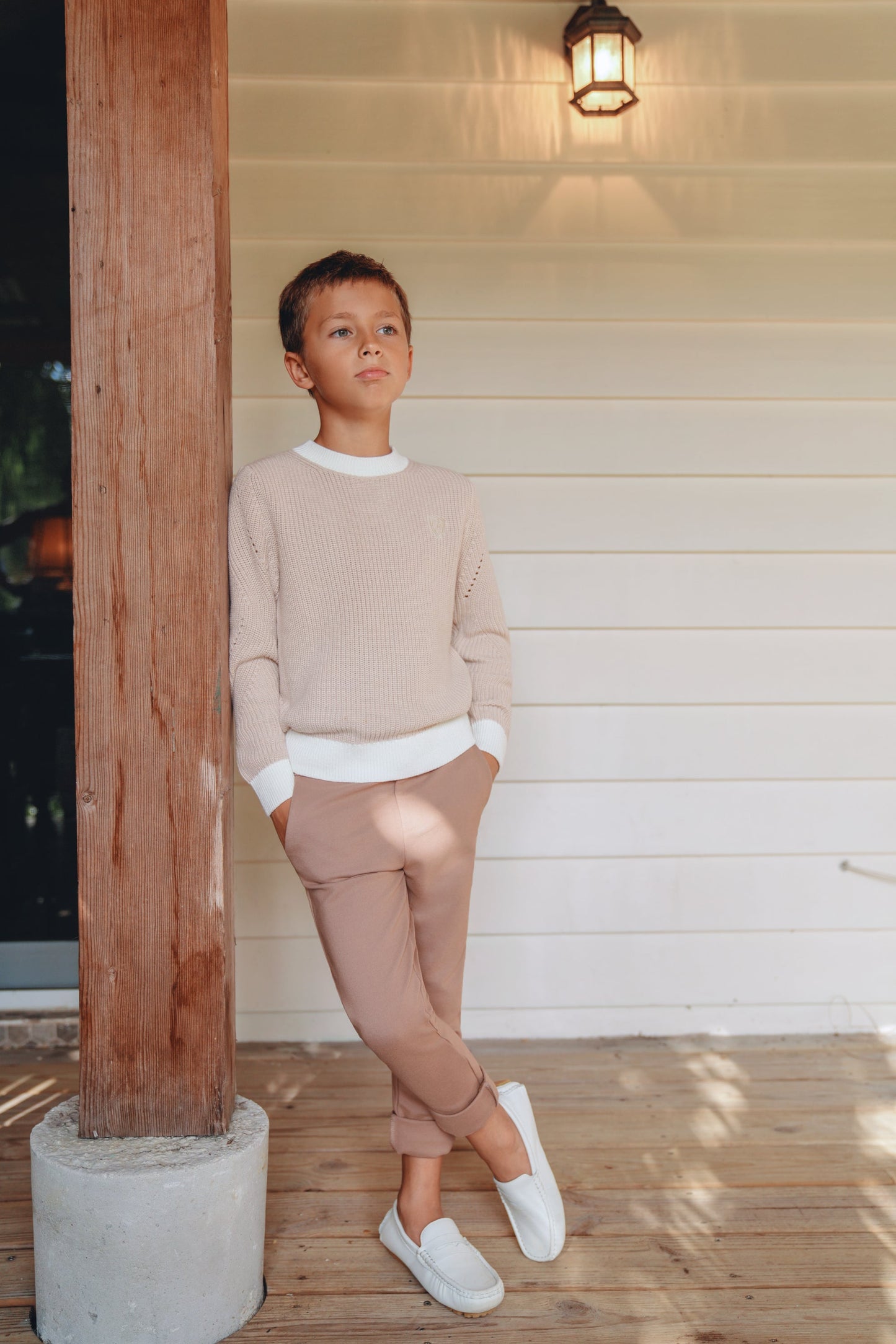 Noel mocha stretch pants SS26