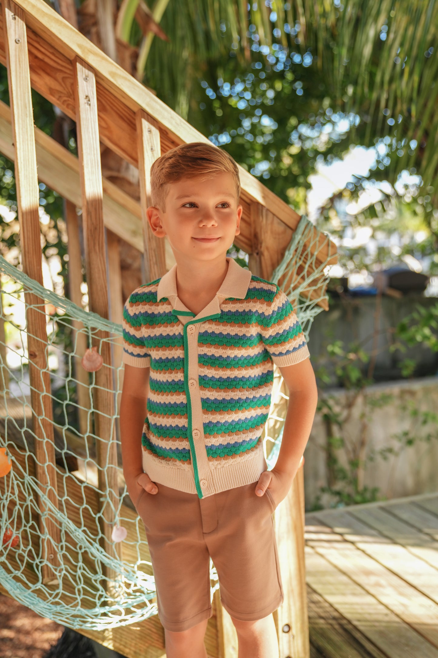 Clay Button Polo SS26