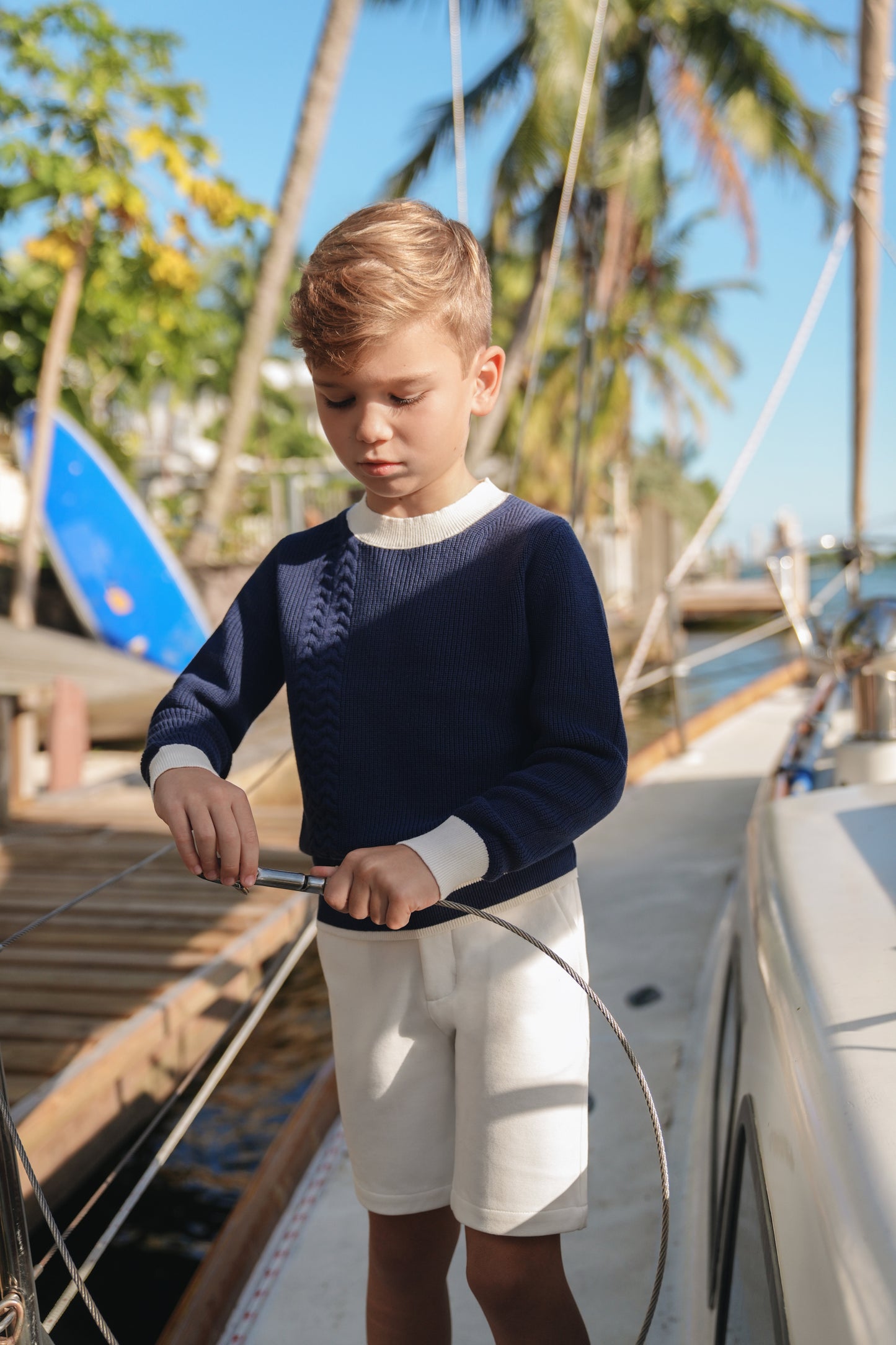 Heath Cable Midnight Sweater SS26