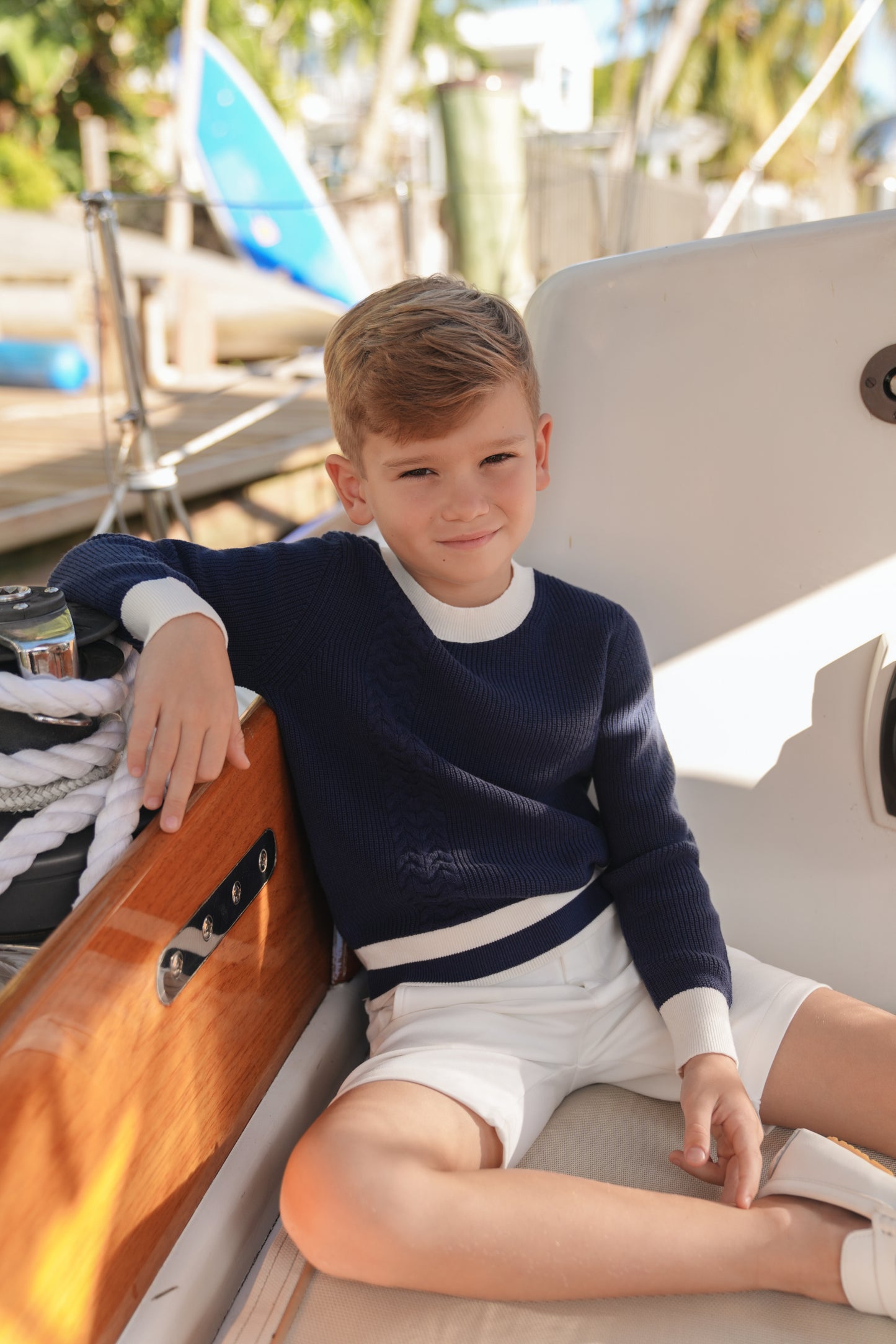 Heath Cable Midnight Sweater SS26