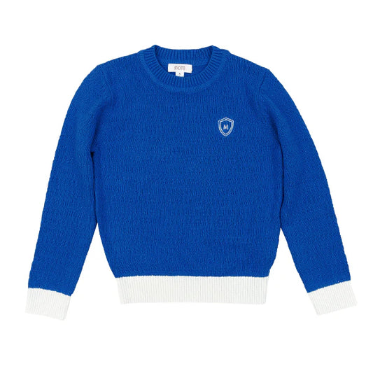 Dane true blue long sleeve sweater SS25