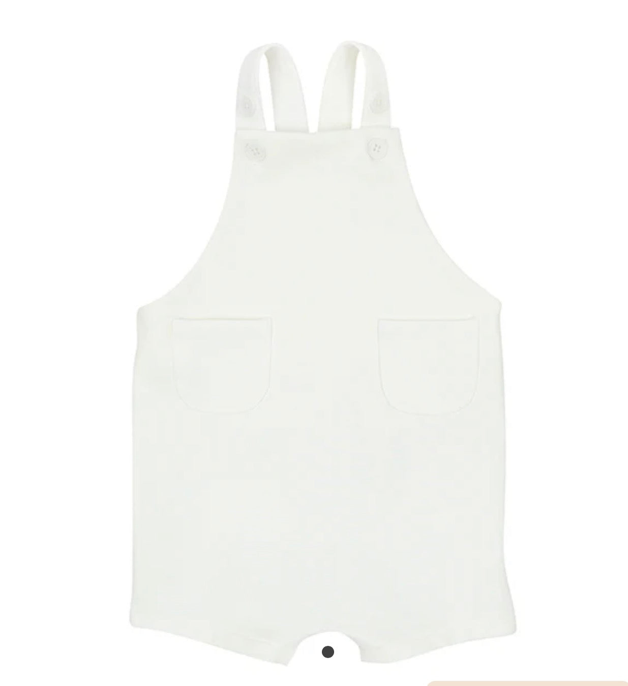 White Wade Overalls SS26