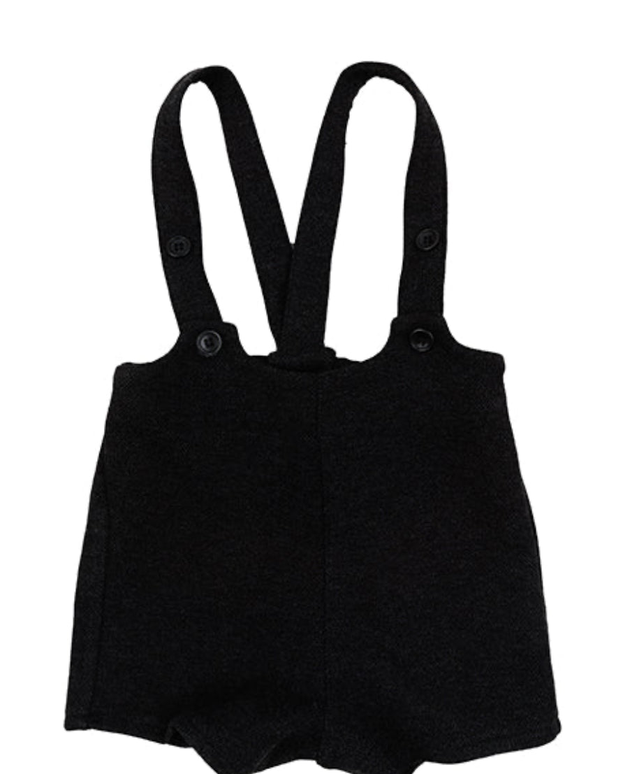 Glen charcoal overalls FW25