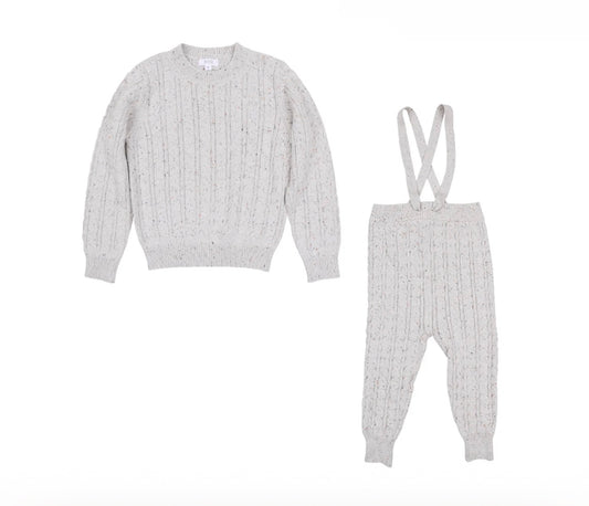Nico Dove Grey Speckled Baby Set