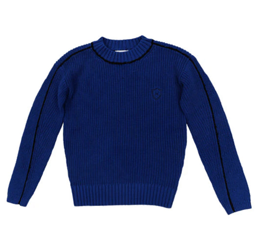 Rex true blue piped sweater FW25