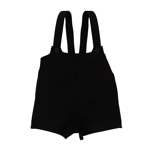 Glen Black Overall Shorts SS26