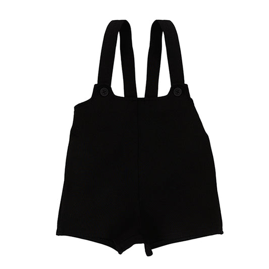 Glen Black Overall Shorts SS26