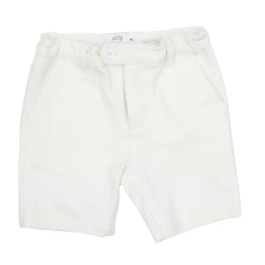 Jonah white shorts SS25