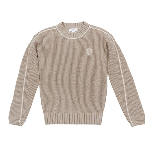 Rex latte piped sweater FW25