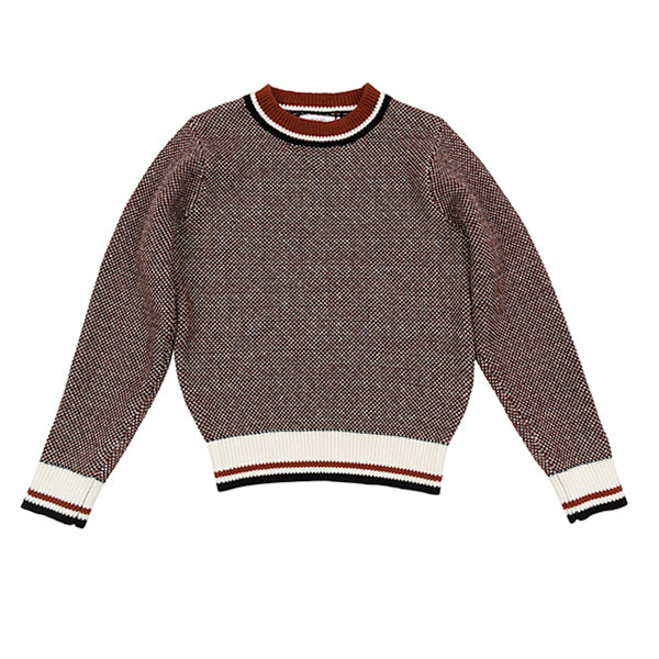 Drew rust sweater FW25