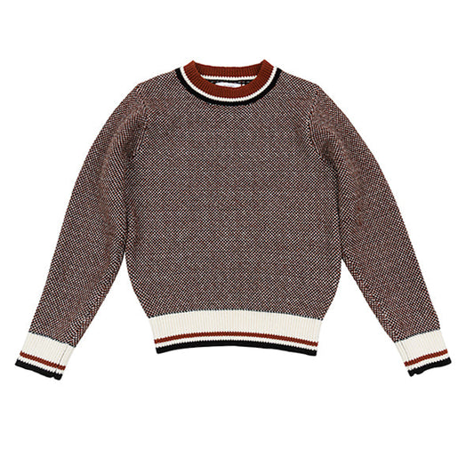 Drew rust sweater FW25