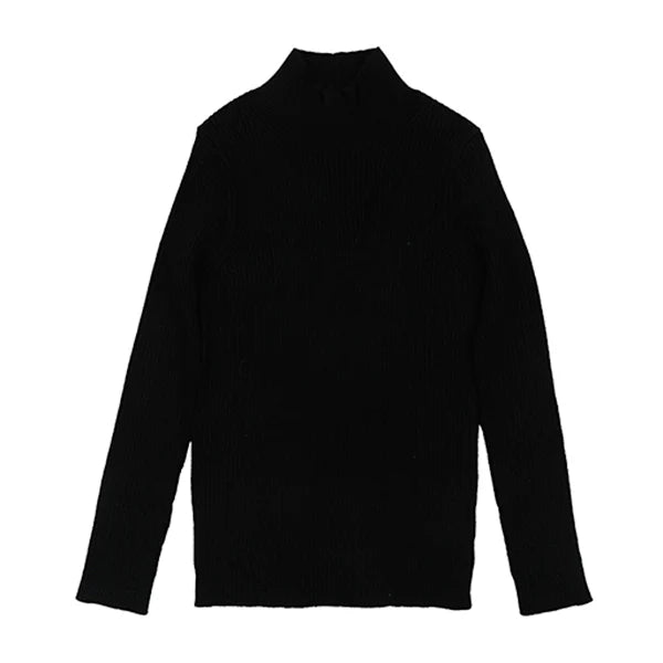Dean black basic turtleneck FW26