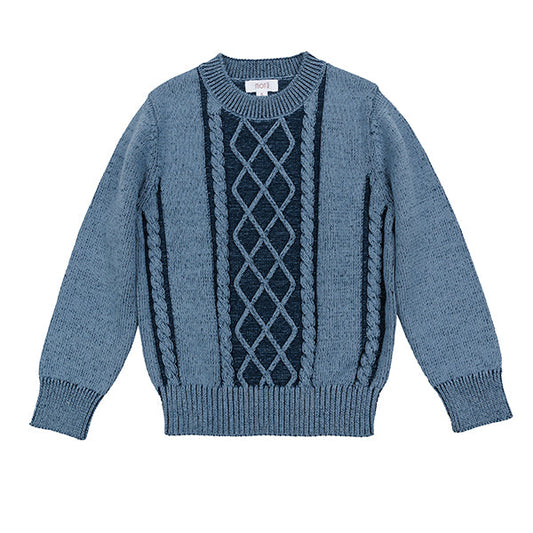 Brock navy sweater FW25