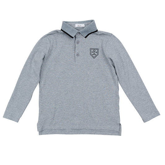 Ray light grey polo FW25