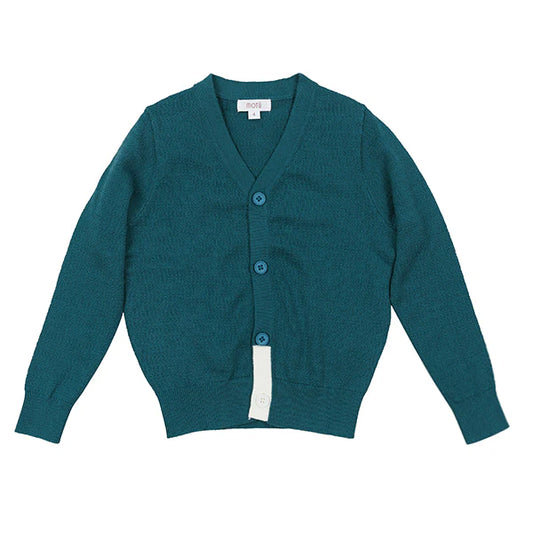 Jack dark teal cardi SS25