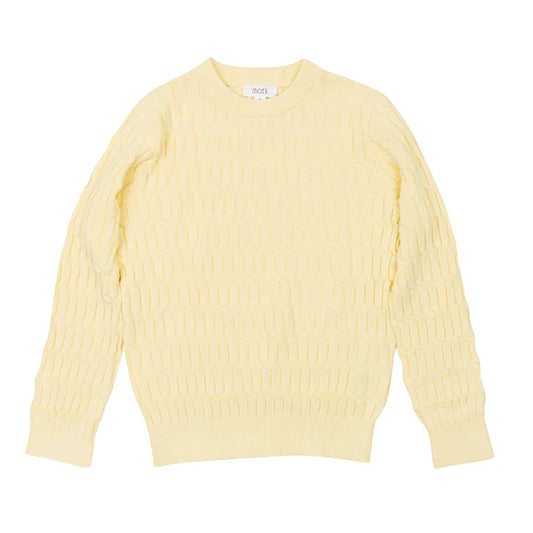 Cory pale yellow sweater SS25