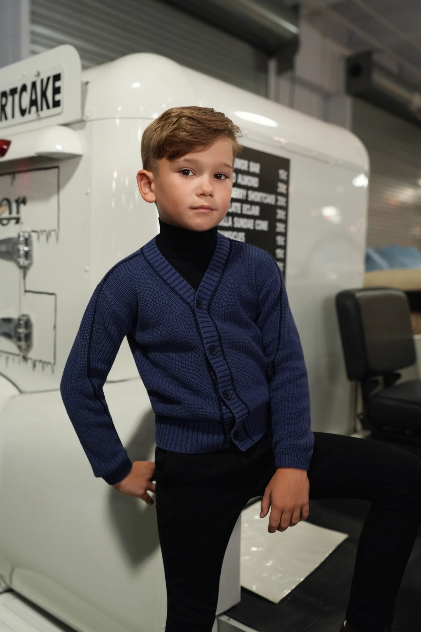 Dean black basic turtleneck FW26