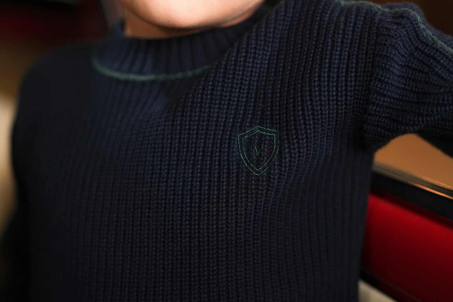 Rex midnight piped sweater FW26