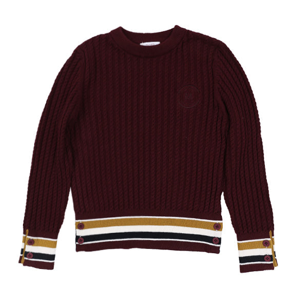 Wells wine sweater FW26