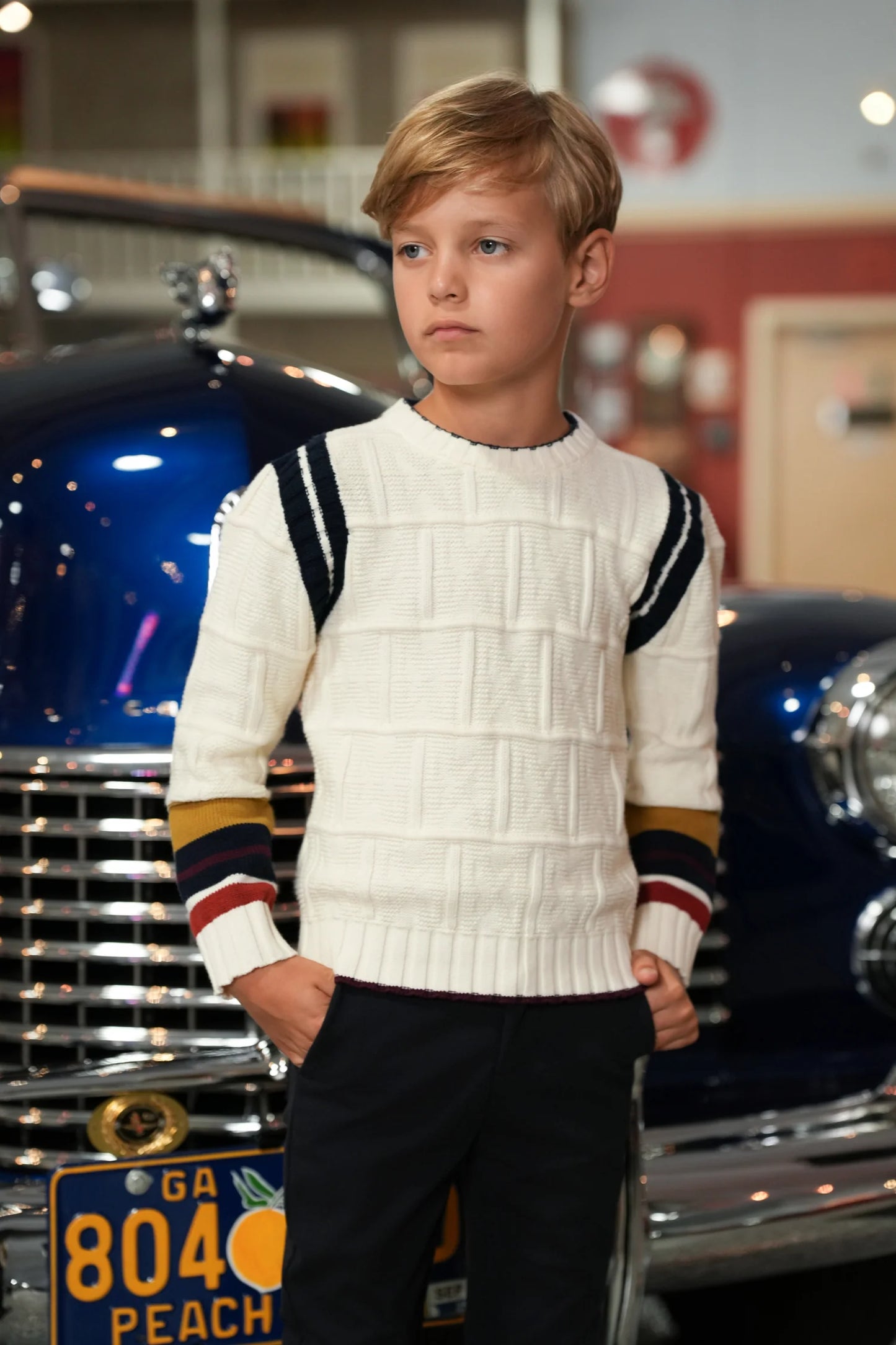 Fred multi detailed sweater FW26