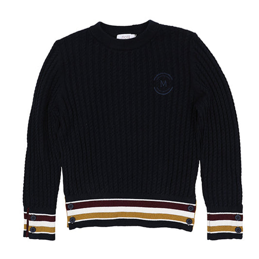 Wells midnight sweater FW26