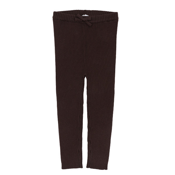 Knit cocoa leggings FW26